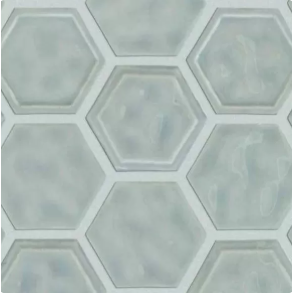 Light Grey Hexagon - ceramic tile